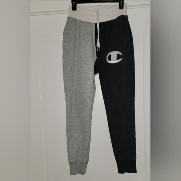 Champion black and gray sweatpants Size Small - Picture 4 of 5